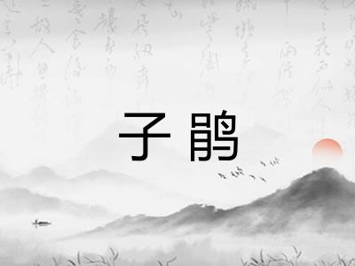 子鹃 子鹃